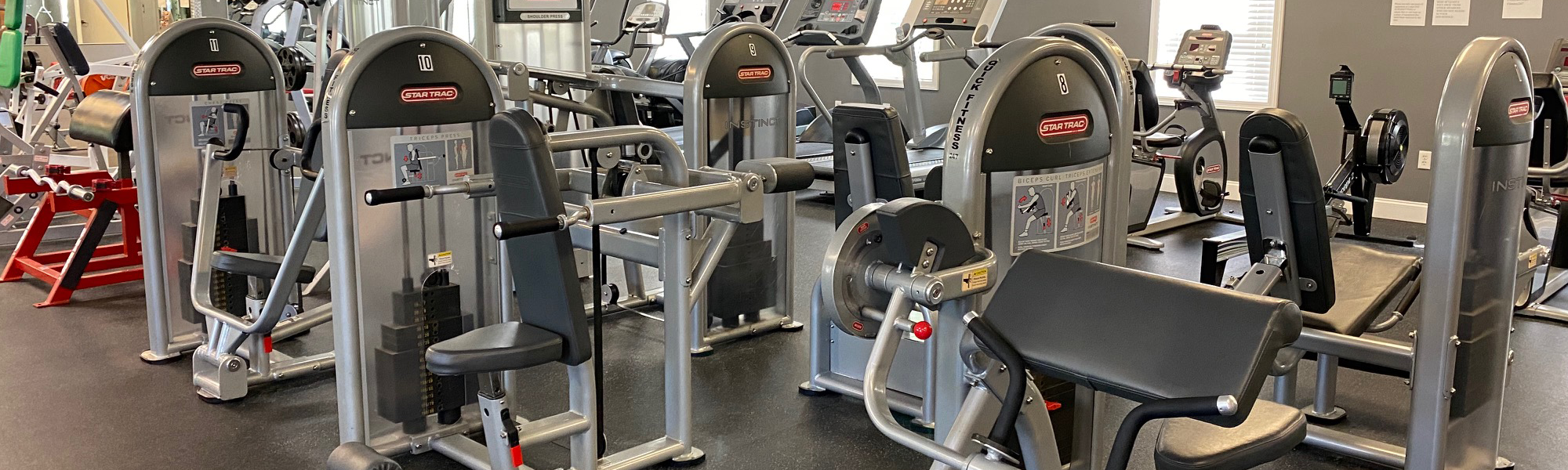 Closeup of Gym Equipment